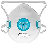 5 Stück ACE ProTec FFP3-Masken - Einweg-Staubschutzmaske mit Ventil - EN 149 - Staubmaske gegen Asbest & Schimmel